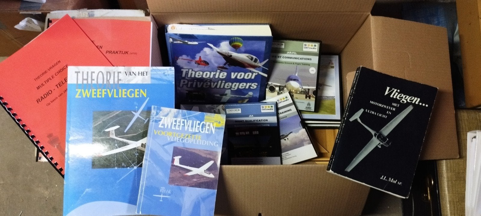 boeken zweefvliegen, vliegen.., Ophalen