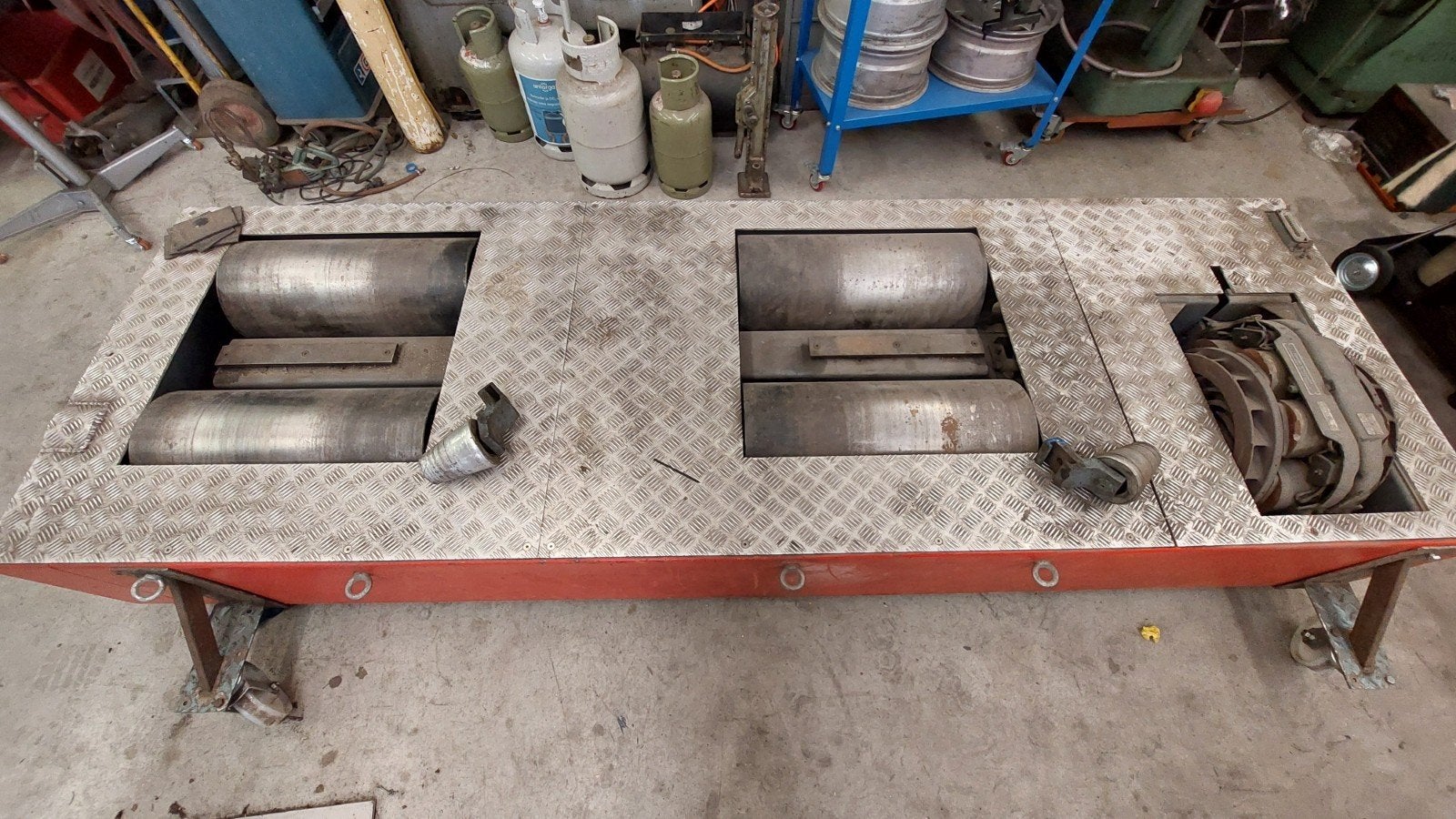 Rollenbank Dynamometer, Ophalen, Gebruikt