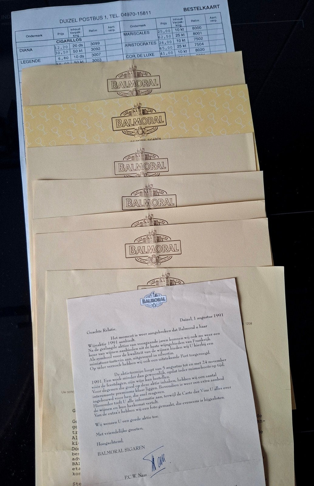 BALMORAL       -     DUIZEL, Ophalen of Verzenden, Zo goed als nieuw, Folder
