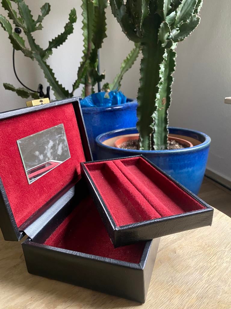 Mooie vintage sieraden box, Ophalen of Verzenden