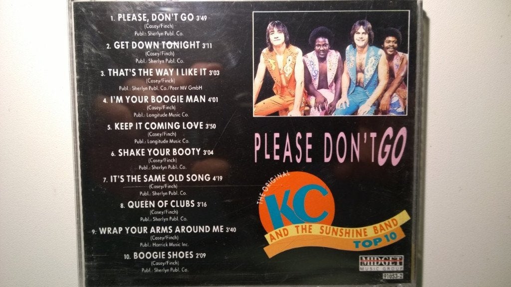 KC & The Sunshine Band - Please, Don't Go, Cd's en Dvd's, Cd's | Dance en House, Ophalen of Verzenden, Zo goed als nieuw, Disco