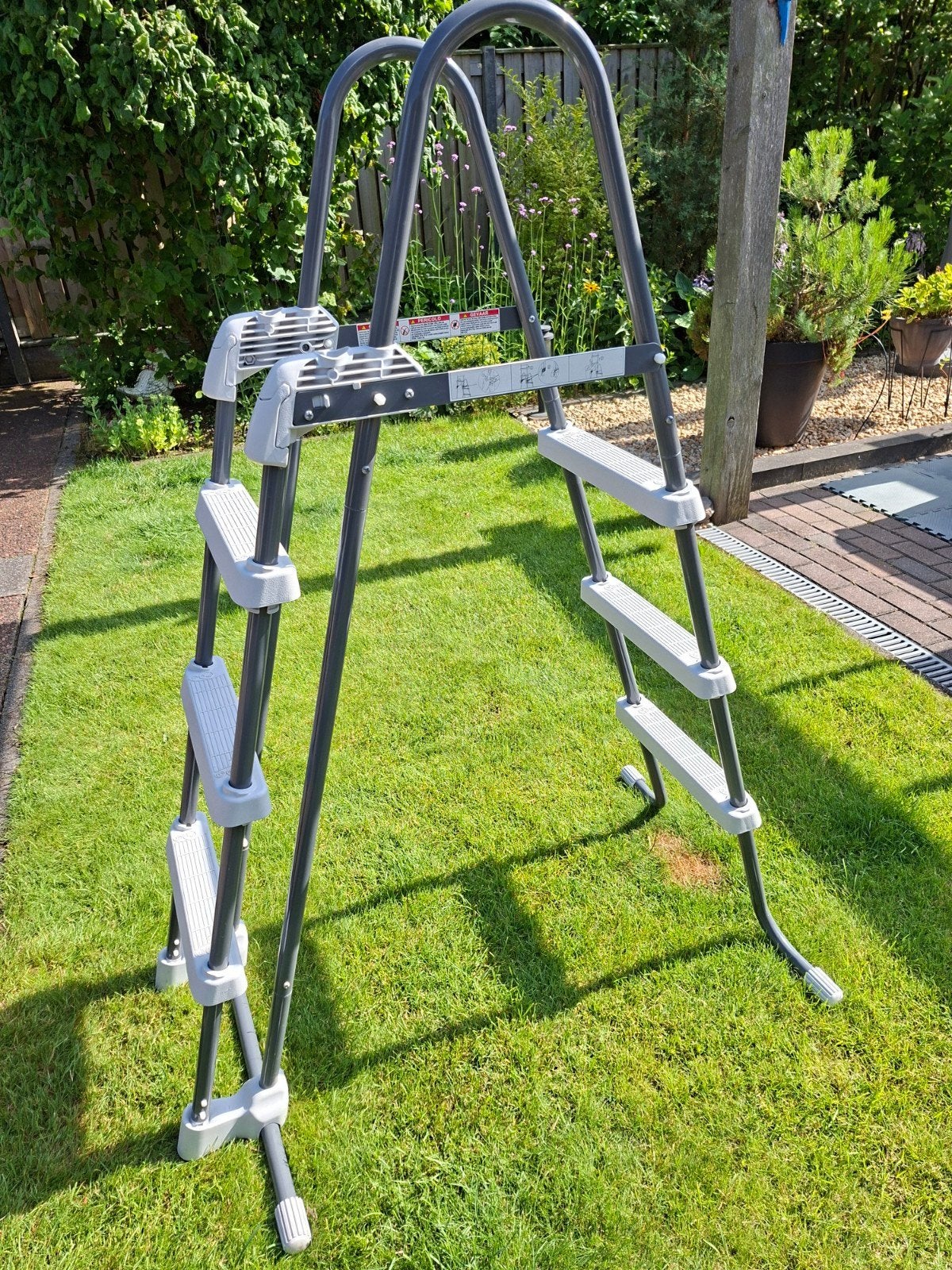 Zwembadtrap (Intex) voor opzetzwembad - Veilig en stevig, Tuin en Terras, Zwembaden, Ophalen, Gebruikt, Minder dan 200 cm, 80 tot 120 cm