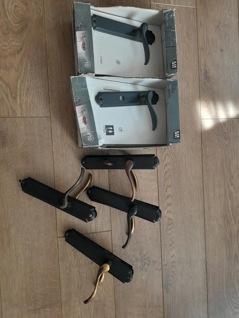 Set deurkrukken, Doe-het-zelf en Verbouw, Ophalen of Verzenden, Binnendeur, 200 tot 215 cm