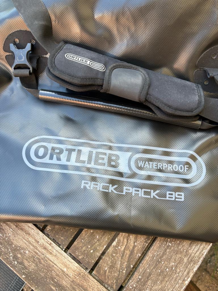 Ortlieb Rack-Pack 89L Waterdichte Reistas Zwart, Kleding | Heren, Riemen en Ceinturen, Zo goed als nieuw, Zwart, Ophalen of Verzenden