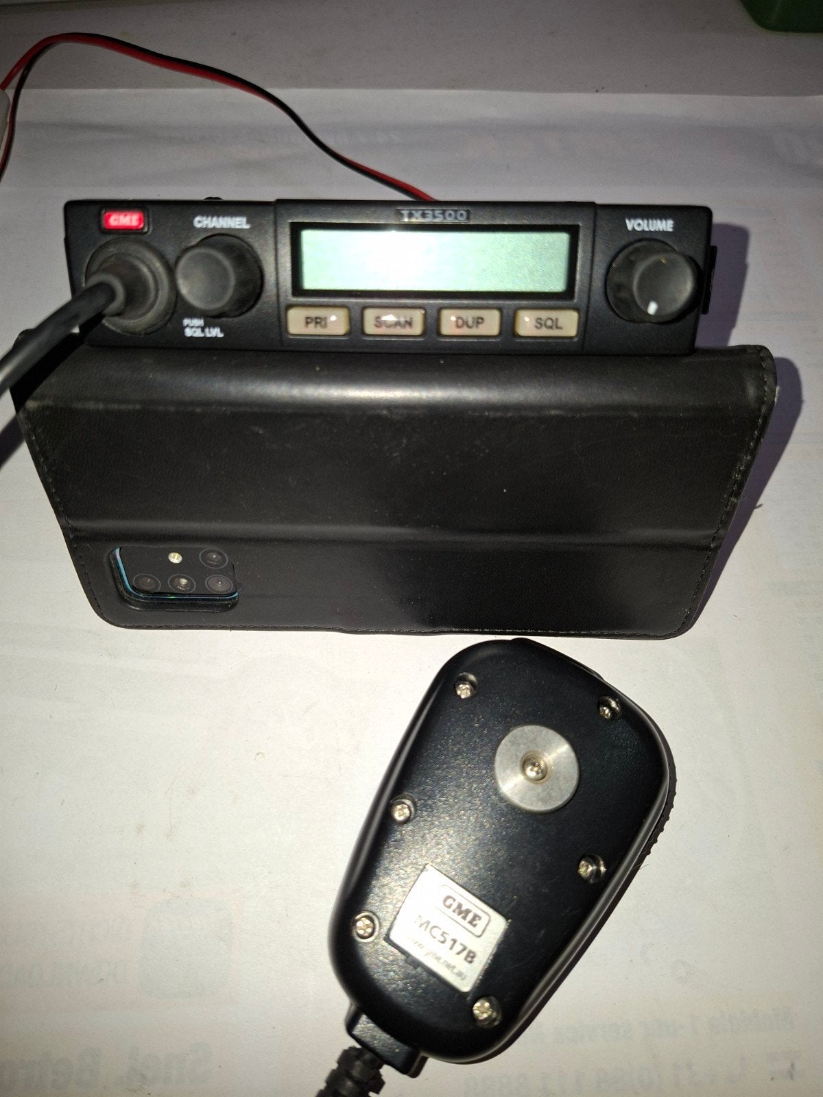 GME TX3500 UHF Australië cb Radio met microfoon, Ophalen of Verzenden, Gebruikt