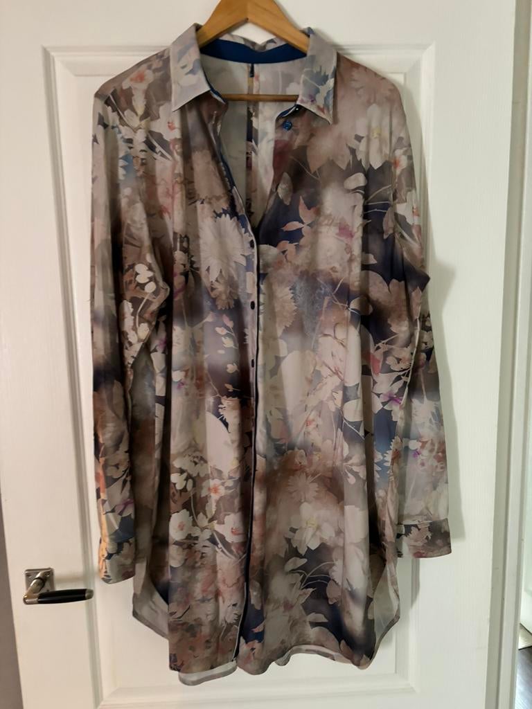 Plus basics blouse maat 50, Kleding | Dames, Grote Maten, Verzenden, Zo goed als nieuw, Blouse of Tuniek