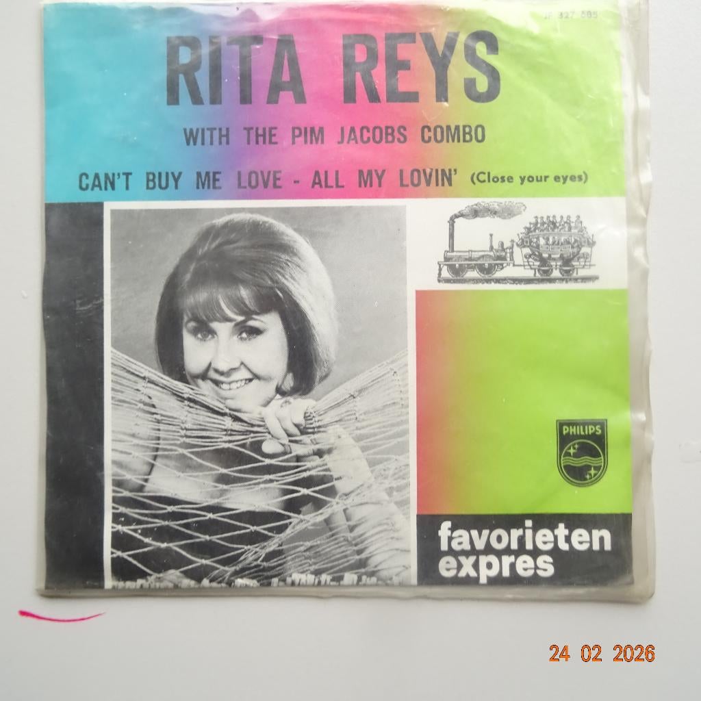 Rita Reys - Can't Buy Me Love/All My Lovin', Cd's en Dvd's, Vinyl Singles, Gebruikt, Verzenden, 7 inch, Single