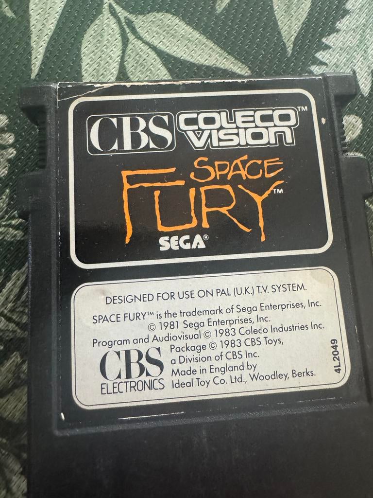 Space Fury - ColecoVision Game, Spelcomputers en Games, Games | Sega, Shooter, 1 speler, Ophalen of Verzenden, Zo goed als nieuw