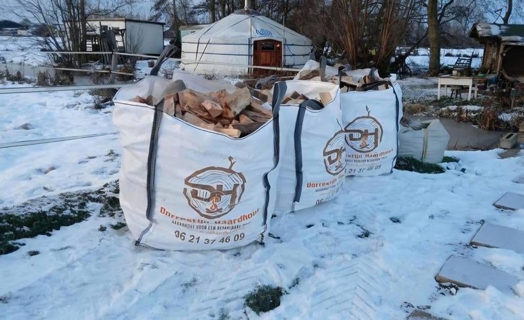 Goedkoop Haardhout Loofhout( stookbaar najaar 2026), Tuin en Terras, Haardhout, 6 m³ of meer, Ophalen of Verzenden, Eikenhout