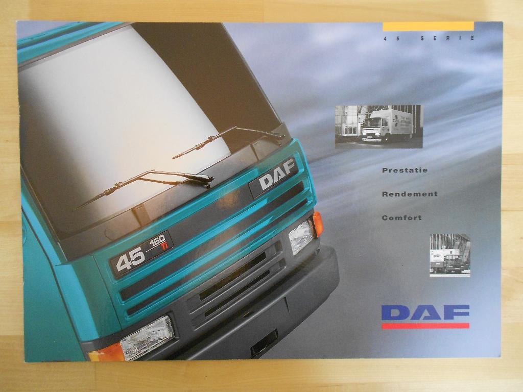 DAF 45 Brochure 1995, Ophalen of Verzenden, Zo goed als nieuw, Overige merken, DAF