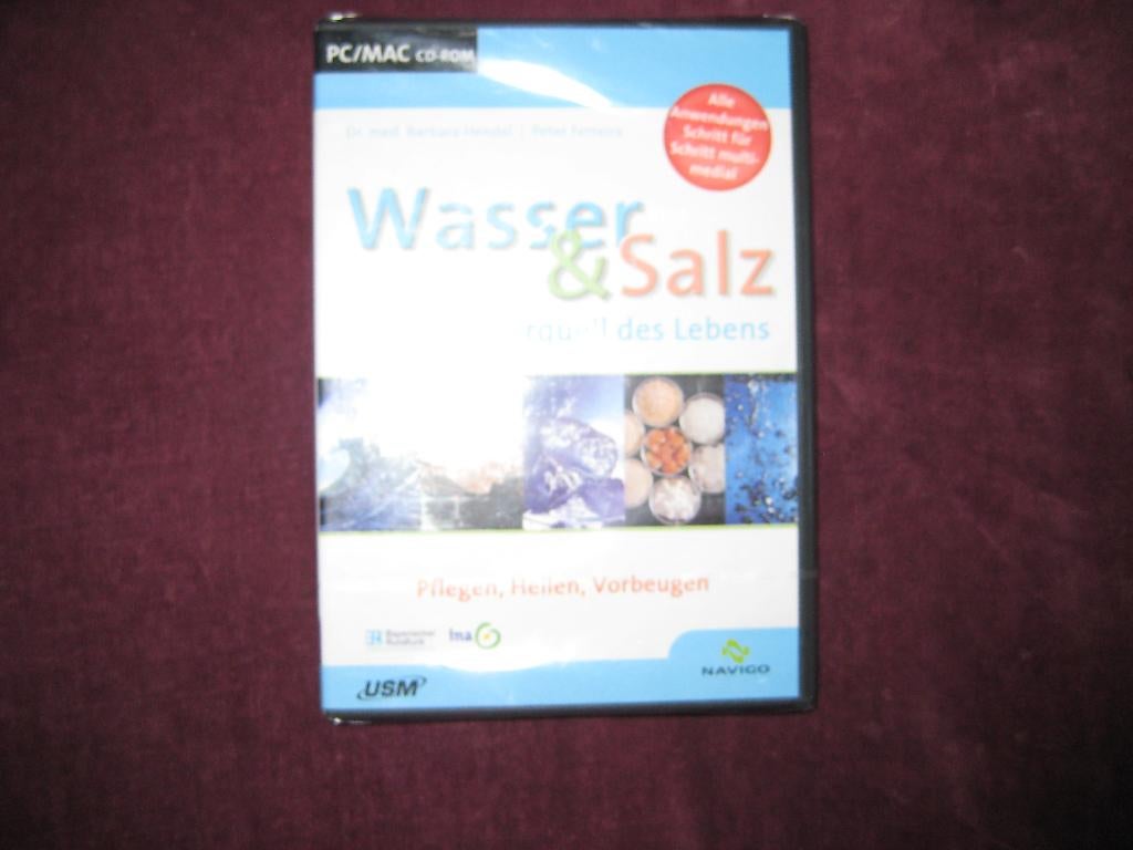 Wasser + Salz f. PC Mac CD ROM, Ophalen of Verzenden, Zo goed als nieuw