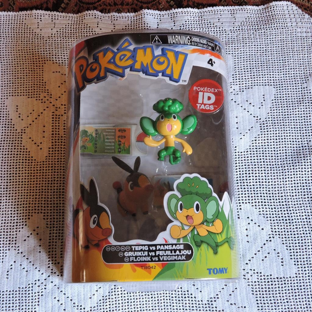 Tepig vs. Pansage Tomy figuur Pokemon nieuw in verpakking, Verzamelen, Ophalen of Verzenden, Nieuw