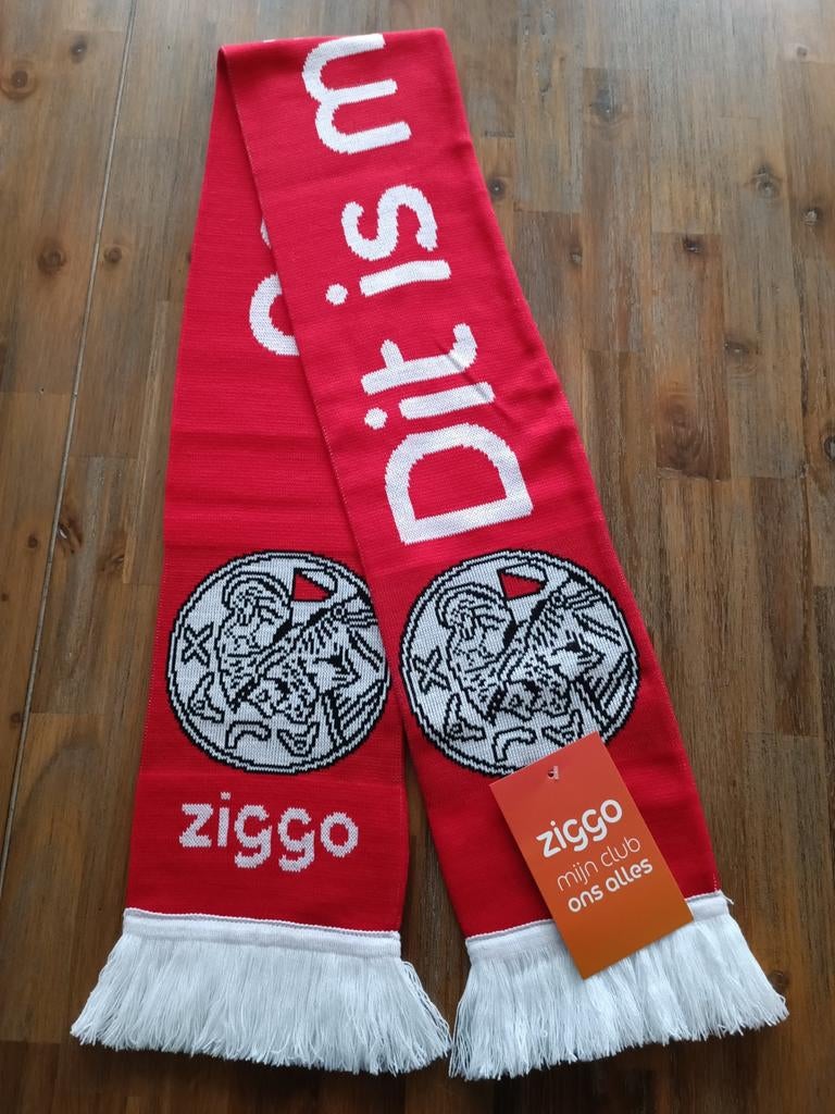 (Gereserveerd) Nieuwe exclusieve Ajax Ziggo sjaal 2026, Kleding | Heren, Ophalen of Verzenden, Nieuw, Overige maten, Sjaal
