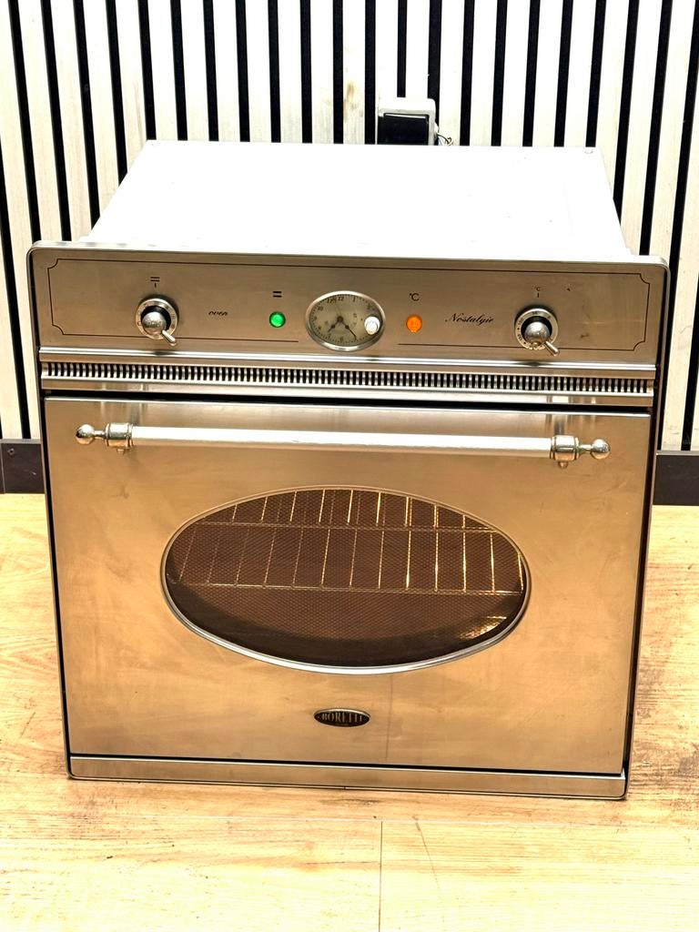 Luxe Nostalgische Boretti inbouwoven 60x60 cm, Witgoed en Apparatuur, Ovens, Hete lucht, Fornello Esperta, Ophalen of Verzenden