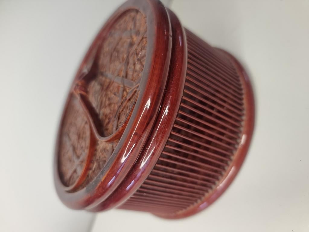 Zeldzaam 1960 Chinees krekel box, Ophalen of Verzenden, Zo goed als nieuw, Rechthoekig, Riet