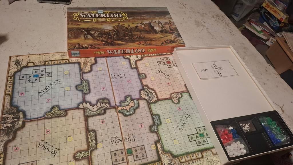 Waterloo bordspel, Drie of vier spelers, Ophalen of Verzenden, Gebruikt, Clipper