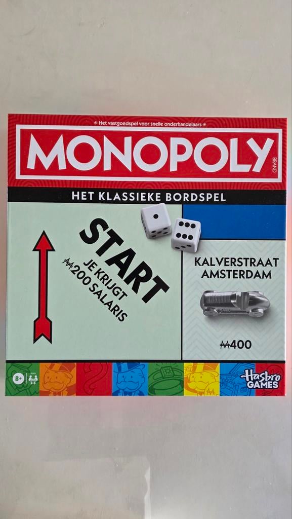 Monopoly > Het klassieke bordspel NIEUW, Hobby en Vrije tijd, Gezelschapsspellen | Bordspellen, Ophalen of Verzenden, Nieuw