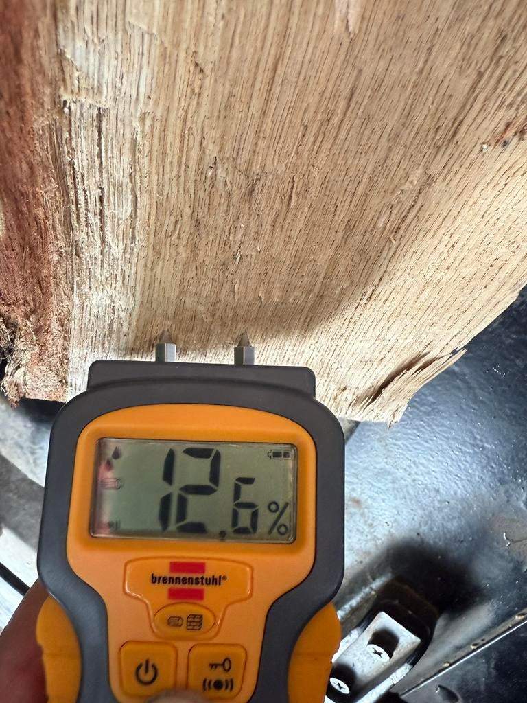 droog eiken haardhout, Tuin en Terras, Minder dan 3 m³, Ophalen, Eikenhout, Blokken