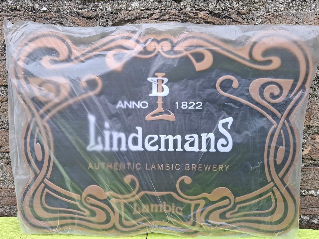 Reclamebord Lindemans, Ophalen of Verzenden, Nieuw, Reclamebord, Plaat of Schild, Overige merken