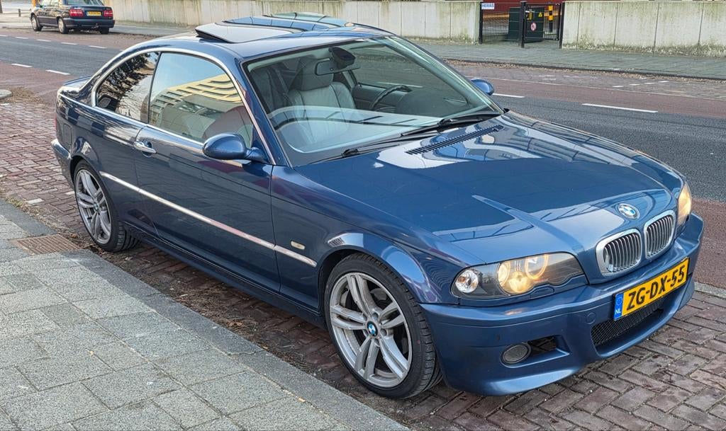 BMW 3-Serie 328Ci E46 Coupé Automaat NW APK!!, Auto's, BMW, Automaat, Achterwielaandrijving, Blauw, Leder