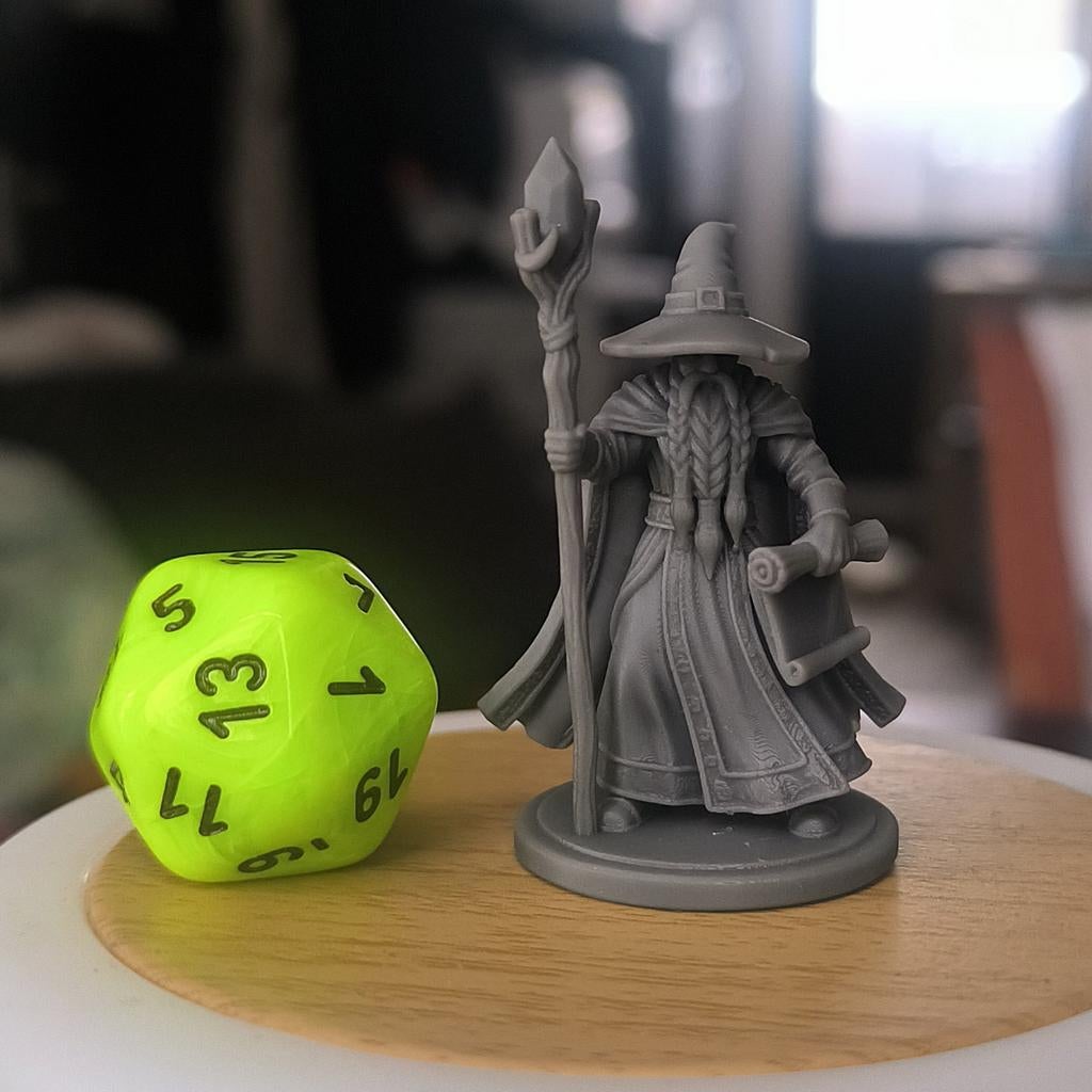 Dungeons & Dragons, D&D, HeroQuest,miniature Mage Wizard, Ophalen of Verzenden, Overige soorten