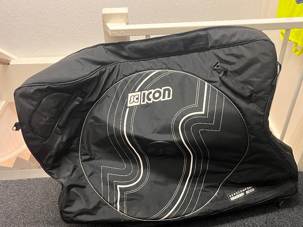 TE HUUR Fietskoffer Scicon Aerocomfort 3.0, Fietsen en Brommers, Fietsaccessoires | Fietstassen, Gebruikt, Ophalen