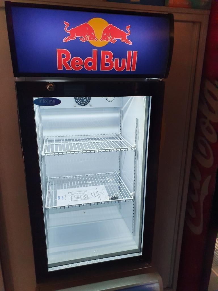 Glasdeur koelkast, Witgoed en Apparatuur, 85 tot 120 cm, Zonder vriesvak, 75 tot 100 liter, Nieuw