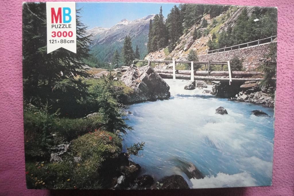 MB GRAND SERIE PUZZLE 3.000 stukjes voor 4.95euro., Ophalen of Verzenden, Meer dan 1500 stukjes, Zo goed als nieuw, Legpuzzel