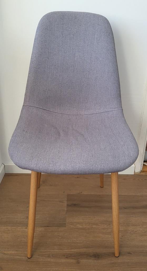 Grijze Stoffen Stoel, Ophalen, Gebruikt, Scandinavisch, Stof