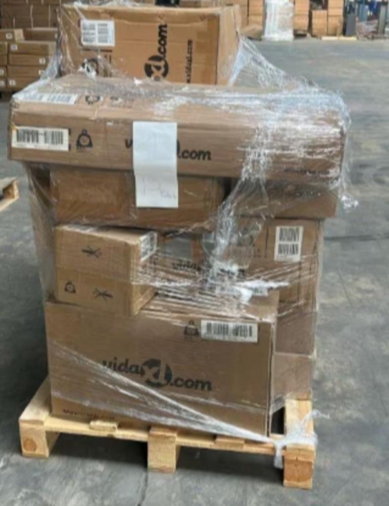 20 pallets met retouren VidaXL, Zakelijke goederen, Partijgoederen en Retail | Partijgoederen, Ophalen of Verzenden, Overige categorieën