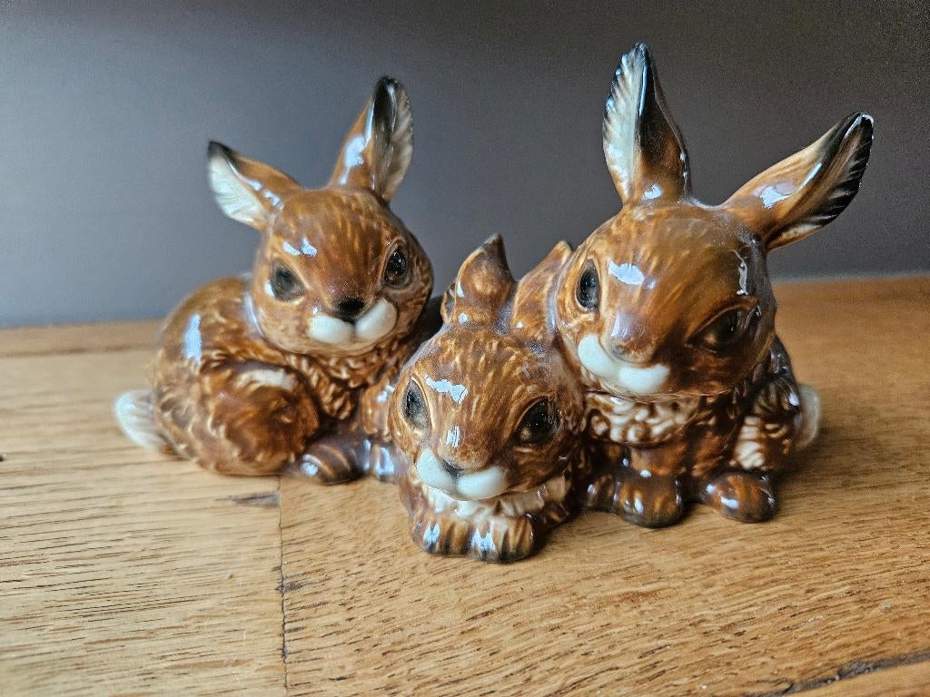 Goebel konijnen, Verzamelen, Beelden en Beeldjes, Ophalen of Verzenden, Zo goed als nieuw, Dier