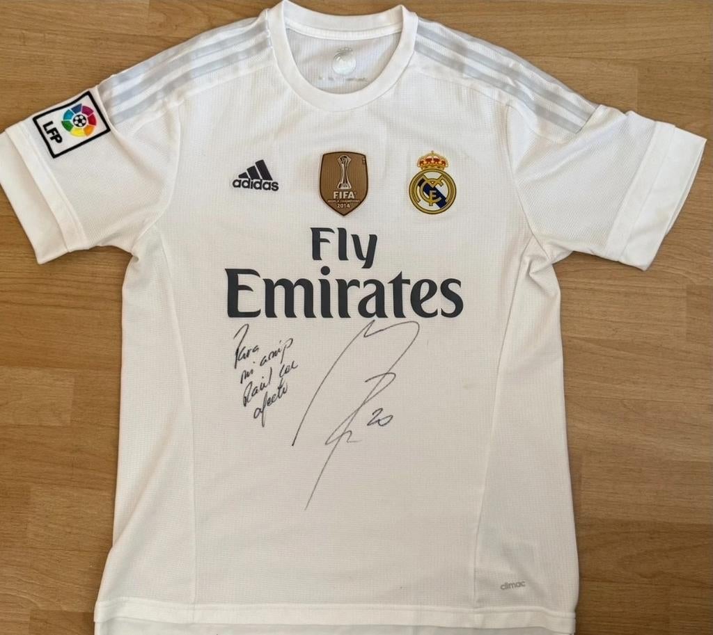 Collectors item!  Real Madrid gesigneerd Asensio, Verzamelen, Sportartikelen en Voetbal, Ophalen of Verzenden, Zo goed als nieuw