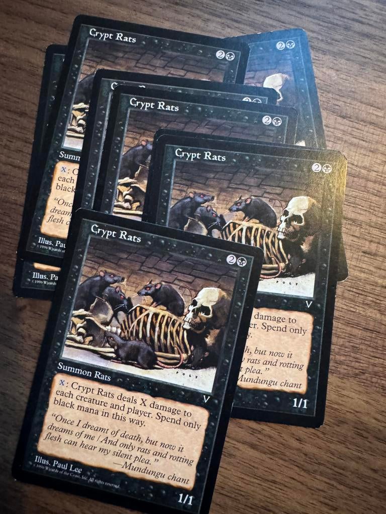 Crypt Rats - Visions, Hobby en Vrije tijd, Verzamelkaartspellen | Magic the Gathering, Ophalen of Verzenden, Zo goed als nieuw