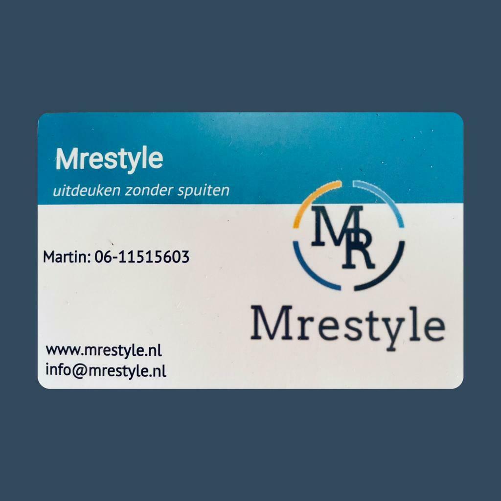 Mrestyle uitdeuken zonder spuiten, Blikschade