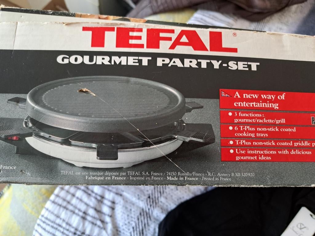 Tefal gourmet party set, Ophalen of Verzenden, Zo goed als nieuw, 4 t/m 7 personen