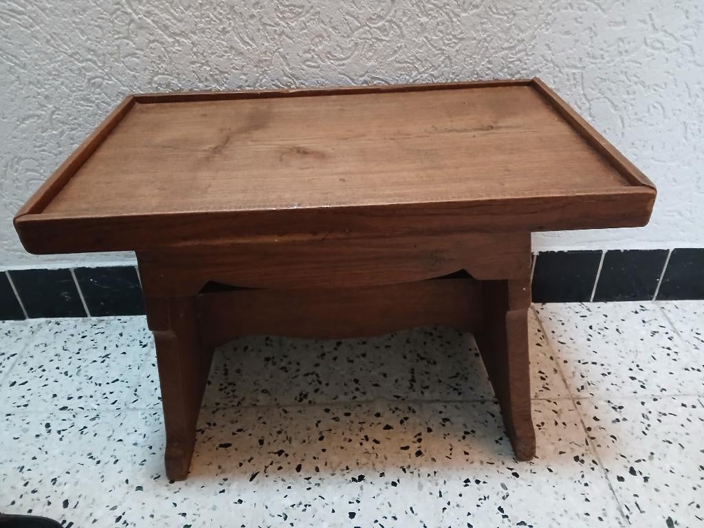 Vintage houten bankje., Antiek en Kunst, Ophalen