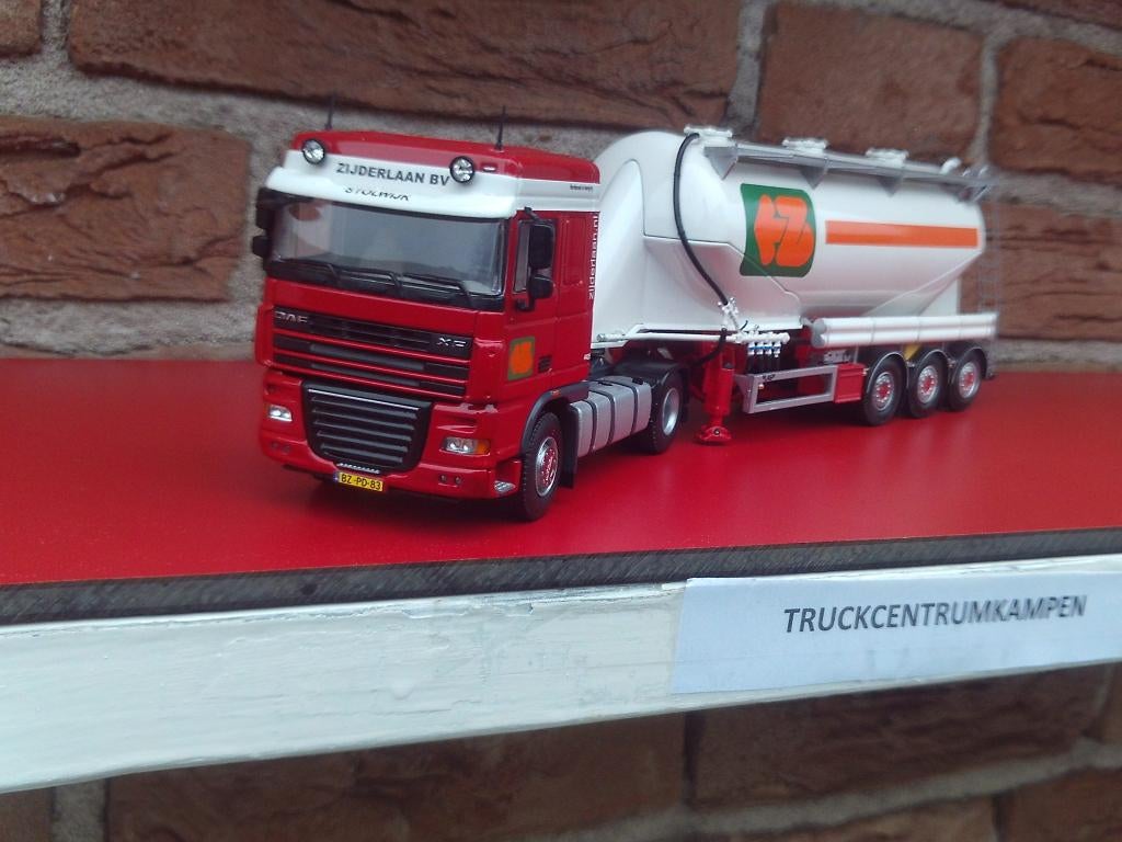 Tekno  Daf  XF  105  Space  Cab  van  Zijderlaan., Hobby en Vrije tijd, Modelauto's | 1:50, Ophalen of Verzenden, Nieuw, Bus of Vrachtwagen