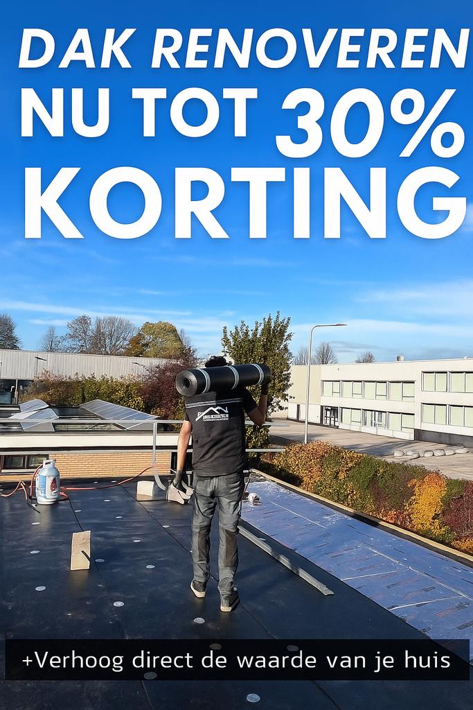 Dak renoveren nu tot 30% korting!, 24-uursservice, Overige dakdekking