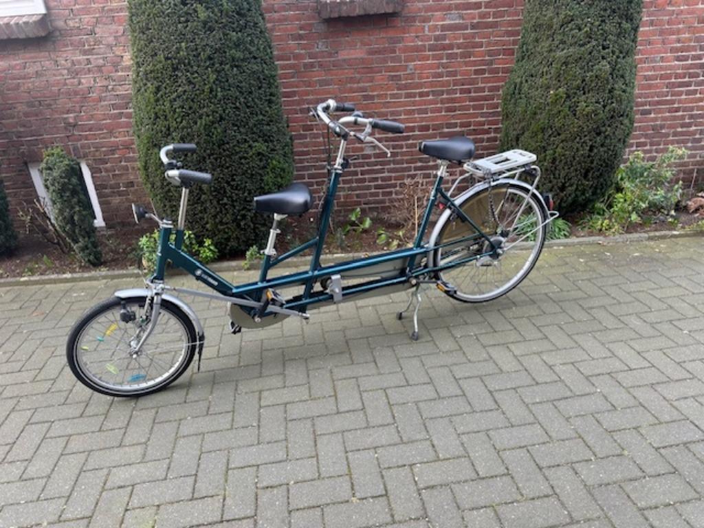 Van Raam Twinny Tandem, inschakelbare vrijloop, Fietsen en Brommers, Fietsen | Tandems, Zo goed als nieuw, Minder dan 10 versnellingen