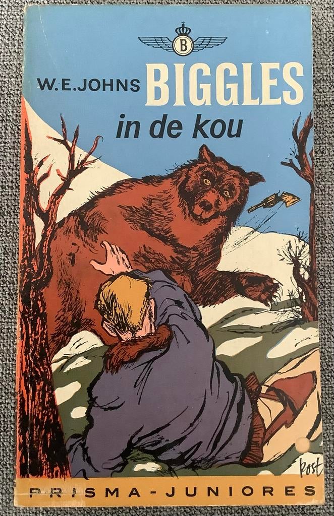 Biggles in de Kou - W.E. Johns, 1962, Boeken, Ophalen of Verzenden, Gelezen