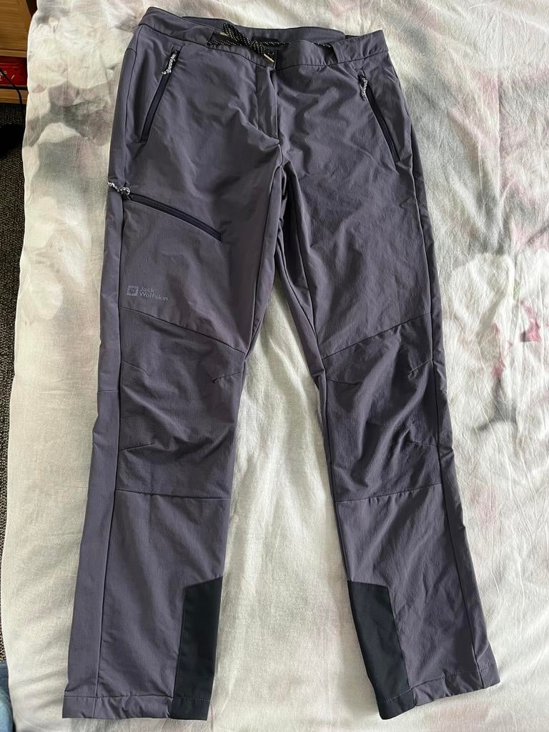Jack Wolfskin Wandelbroek  Grijs Dames 42, Ophalen of Verzenden, Gebruikt, Kleding