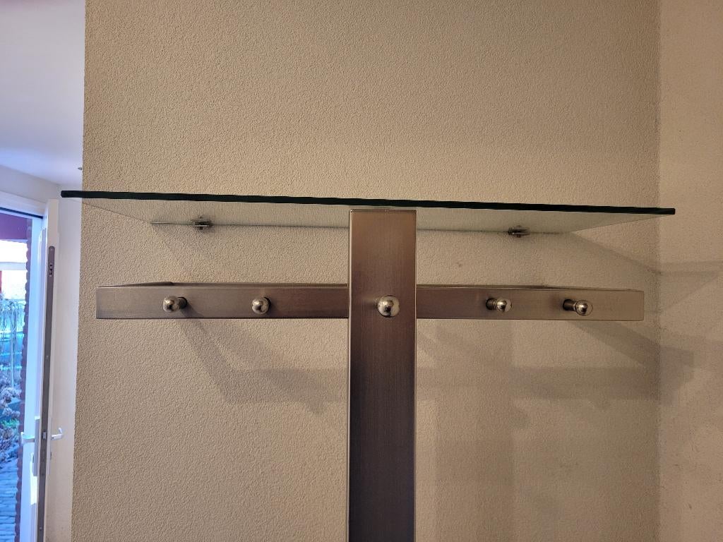 Kapstok rvs, Huis en Inrichting, Woonaccessoires | Kapstokken, Zo goed als nieuw, Metaal, 150 tot 200 cm, Ophalen