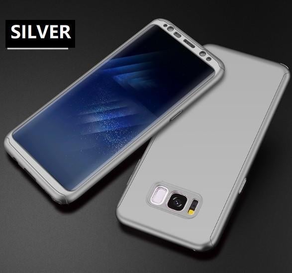 360-graden Frosting Beschermhoesje Set voor S8 Plus _ Zilver, Verzenden, Nieuw, Overige modellen, Hoesje of Tasje