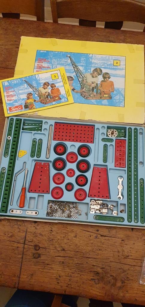 Vintage TemSi temsi constructiespeelgoed meccano, Ophalen of Verzenden
