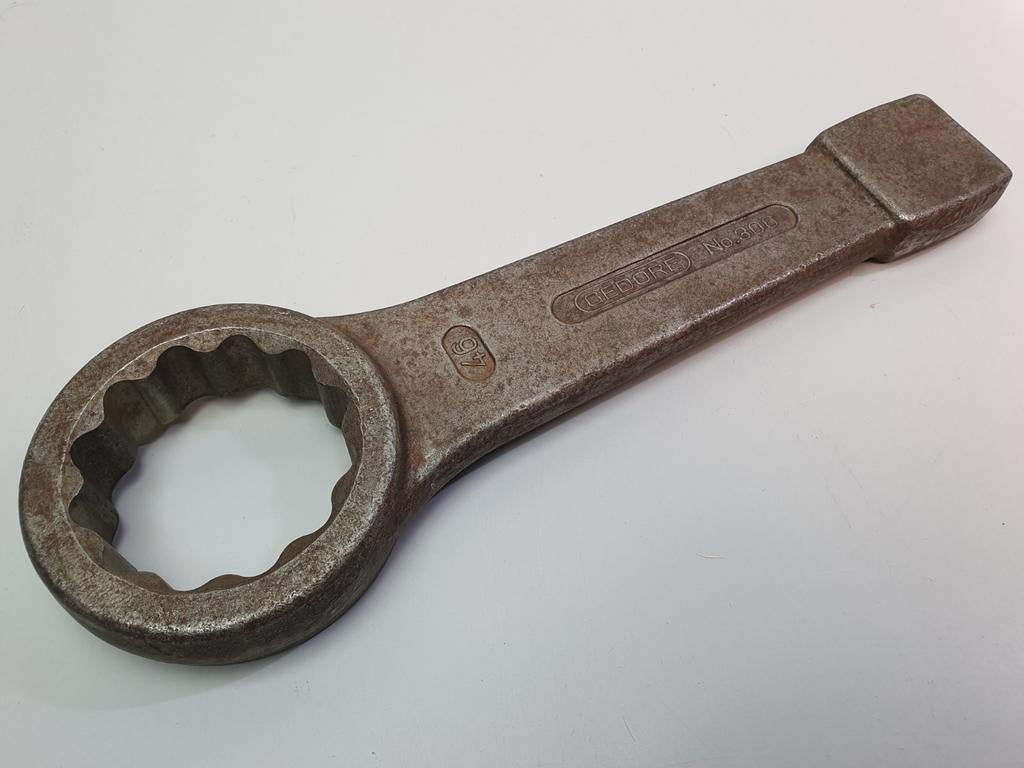 Gedore No. 306 ringslagsleutel maat 46 slagsleutel ZGAN, WerkzRemscheider Str. 149 42899 Remscheid Duitsland, Info@gedore.com