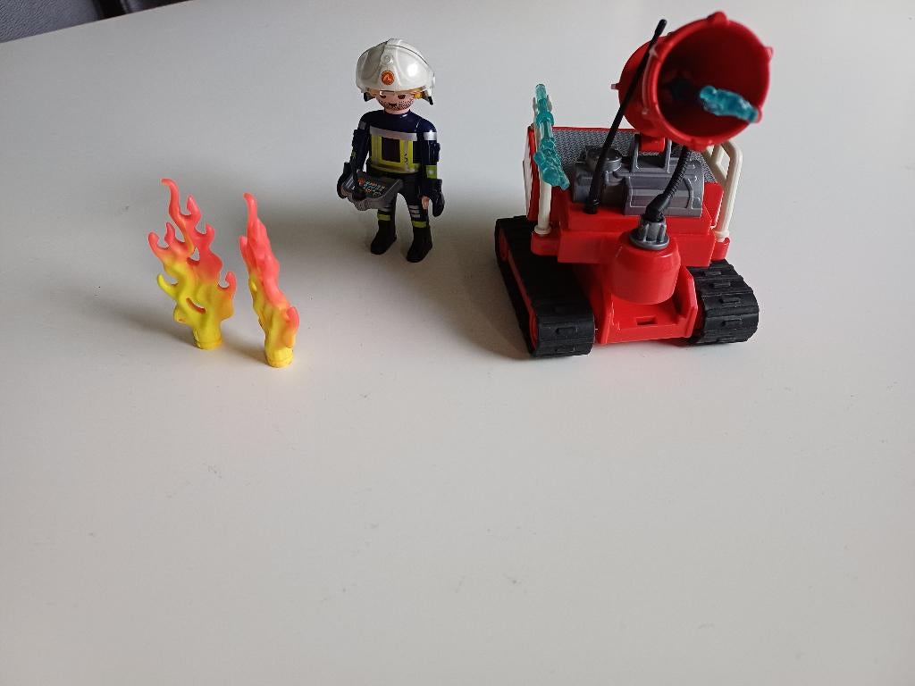 Playmobil Brandweer blusrobot - 9467, Kinderen en Baby's, Speelgoed | Playmobil, Ophalen of Verzenden, Zo goed als nieuw, Complete set