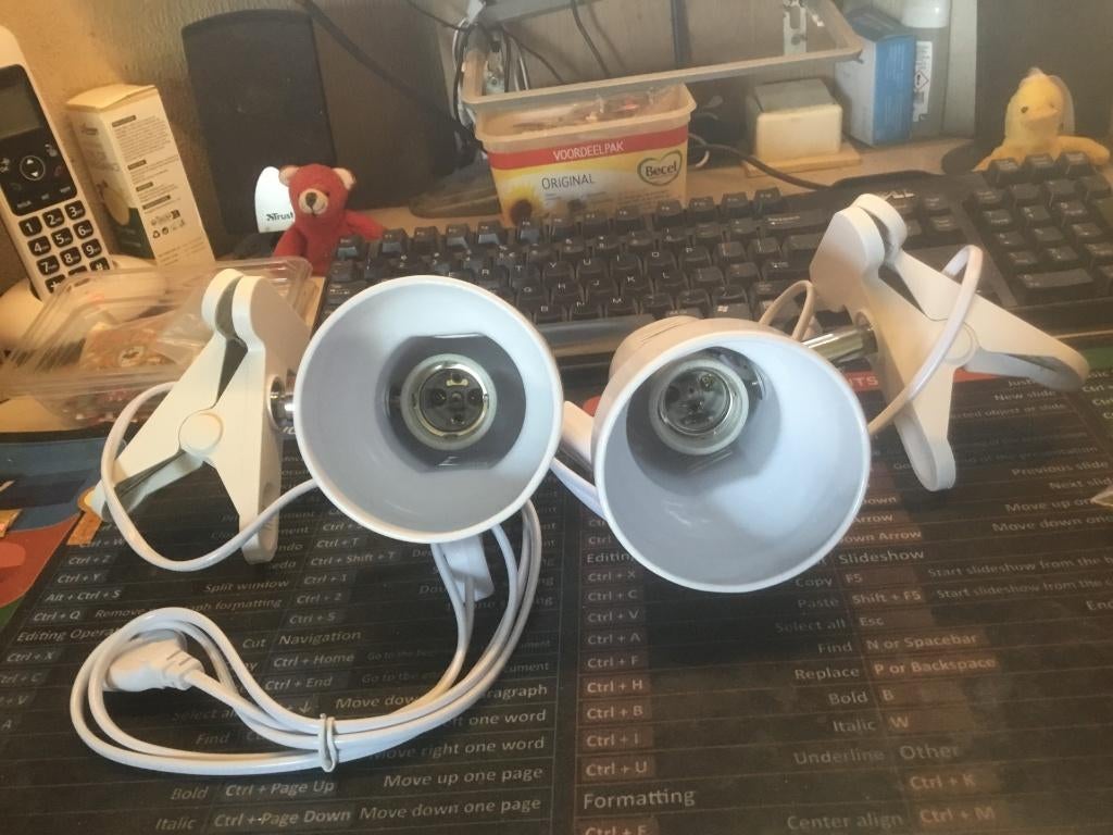 klemspot, Huis en Inrichting, Lampen | Spots, Ophalen of Verzenden, Nieuw, Metaal of Aluminium