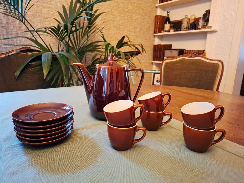Compleet vintage Villeroy & Boch koffieservies - Jaren '70, Ophalen of Verzenden