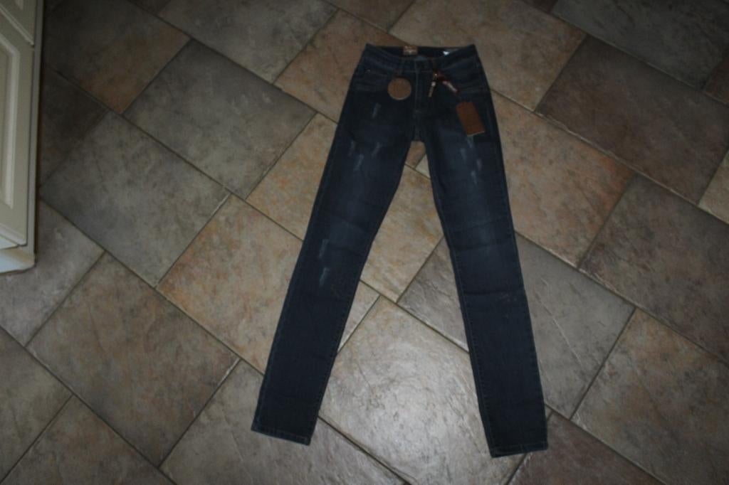 Para Mi celine painted stretch skinny jeans mt 34/32 KOOPJE, Para Mi, Blauw, ., Nieuw