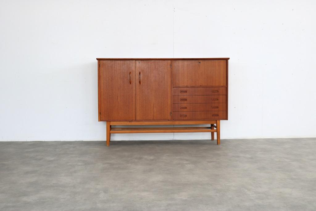 vintage highboard | sideboard | jaren 60 | Zweeds, Gebruikt, Verzenden, ., .
